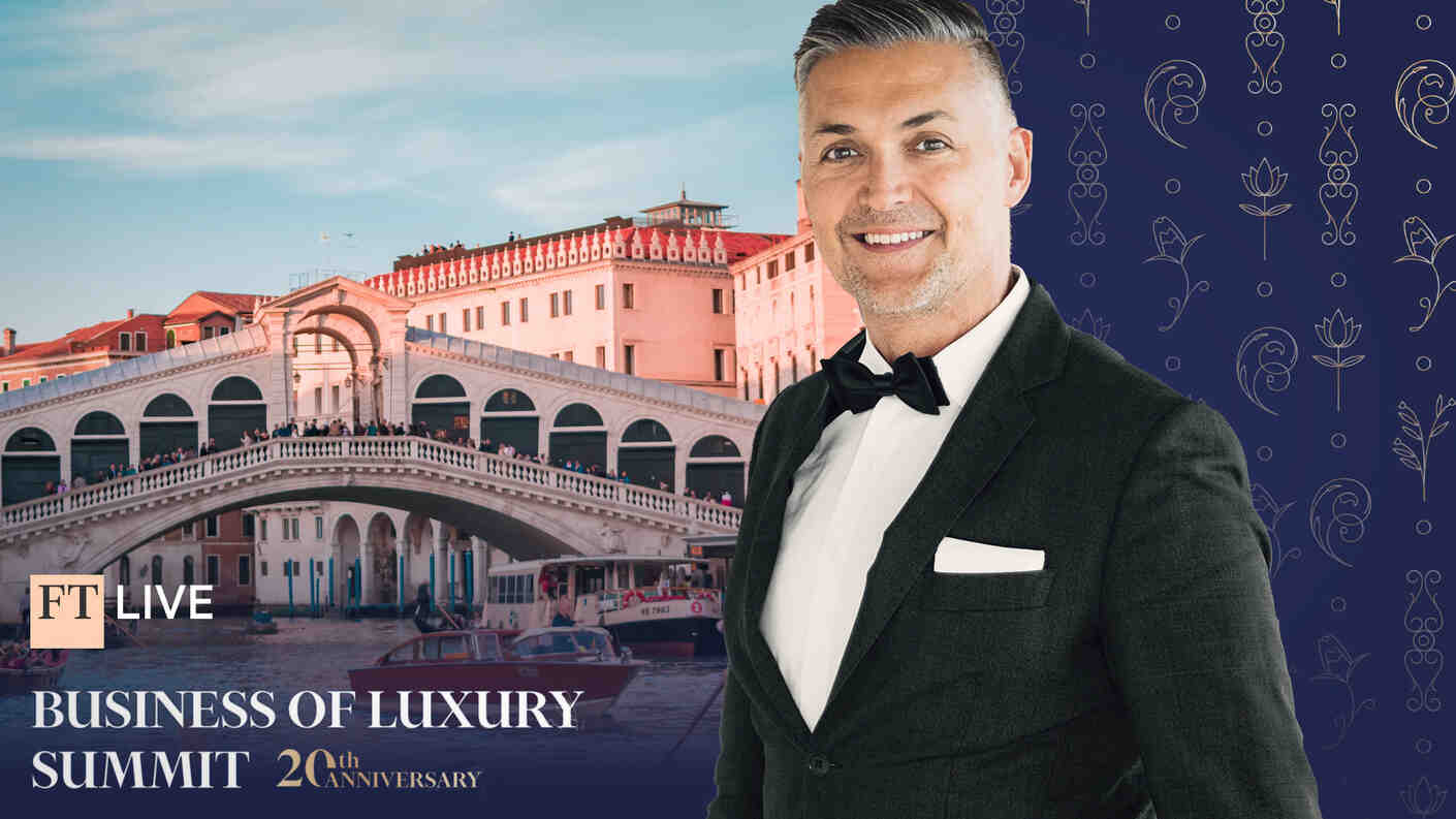 Moderation einer Financial Times Gala in Venedig