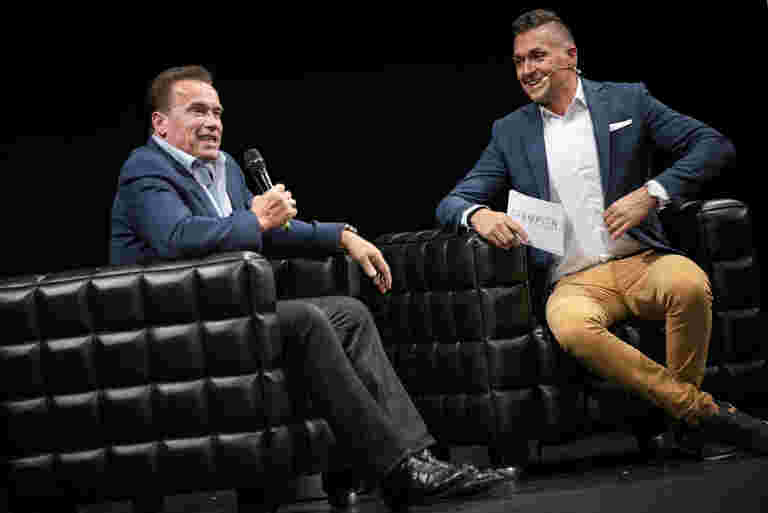Arnold Schwarzenegger Live in Berlin: Présentation pour Championtour.eu