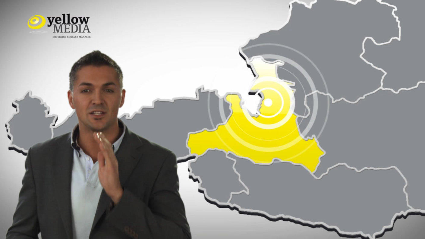 Pietro als Testimonial für Yellow Media