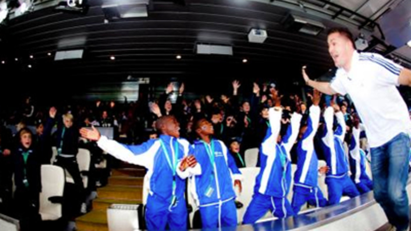 Pietro im "Mekka des Fußballes"!